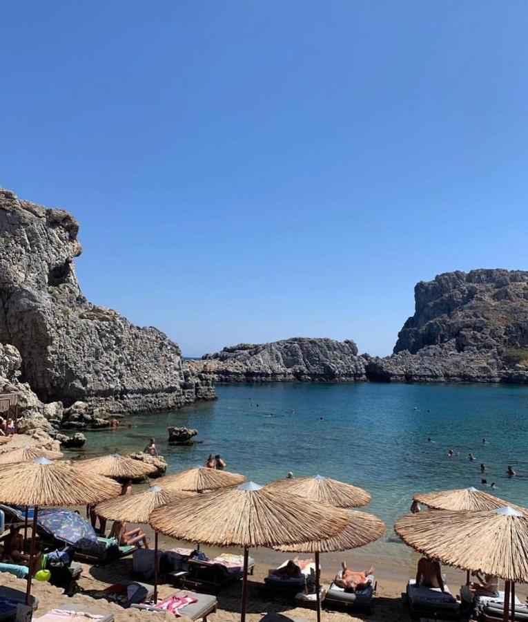 Fedra Apartments Lindos المظهر الخارجي الصورة