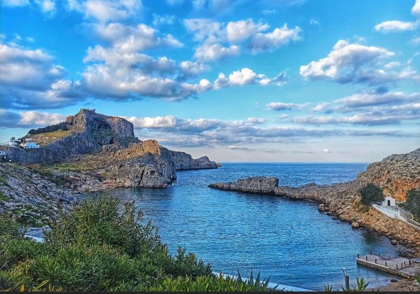 Fedra Apartments Lindos المظهر الخارجي الصورة